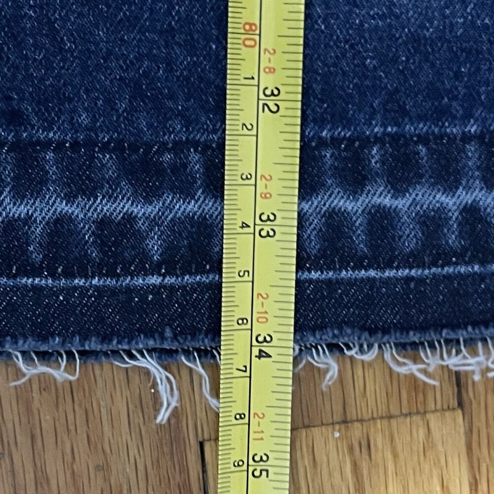 BDG Denim Skirt Size Small NEW Slit Raw Hem Jean Urban Outfitter Boho Casual - Picture 9 of 11